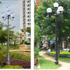 đèn sân vườn 4 bóng banian