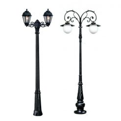 Cột đèn chiếu sáng 2 bóng NC Lighting