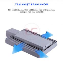 đèn đường led LNC-12 thiết kế tản nhiệt tối ưu