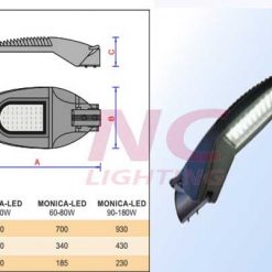 Thông số kỹ thuật của Đèn Led Monica
