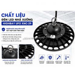Chất liệu đèn Led nhà xưởng XNC-29