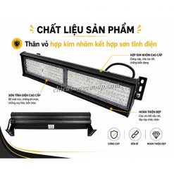 Chất liệu đèn LED nhà xưởng XNC-28