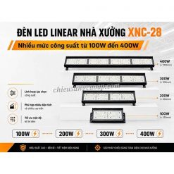 Công suất đèn LED nhà xưởng XNC-28
