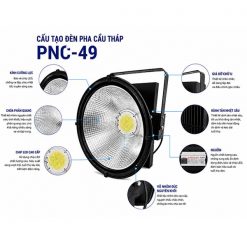 Cấu tạo đèn pha cẩu tháp PNC-49
