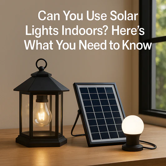 Có nên sử dụng đèn năng lượng mặt trời trong nhà