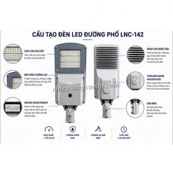 Đèn Đường LED LNC-142 Cấu tạo đèn đường LNC-142