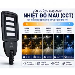 Nhiệt độ màu đèn Led năng lượng mặt trời LNC81