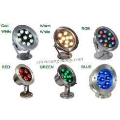 Đèn Led Âm Nước NCA-03, P=9W RGB Phân loại đèn Led âm nước NCA-03