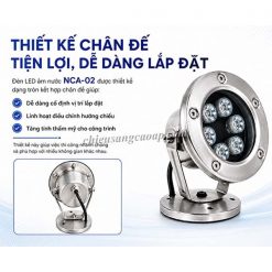 Thiết kế đèn Led âm nước NCA-02