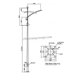 Trụ đèn cao áp NC-13