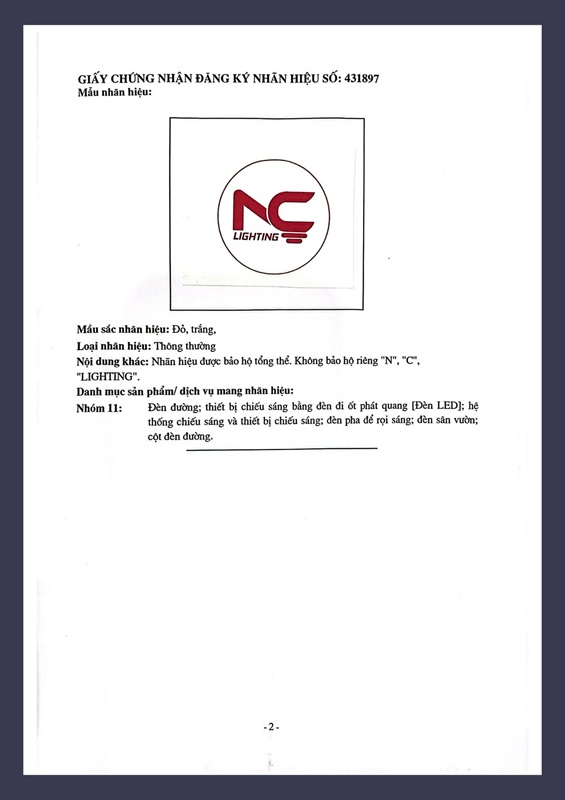 Giấy chứng nhận nhãn hiệu
