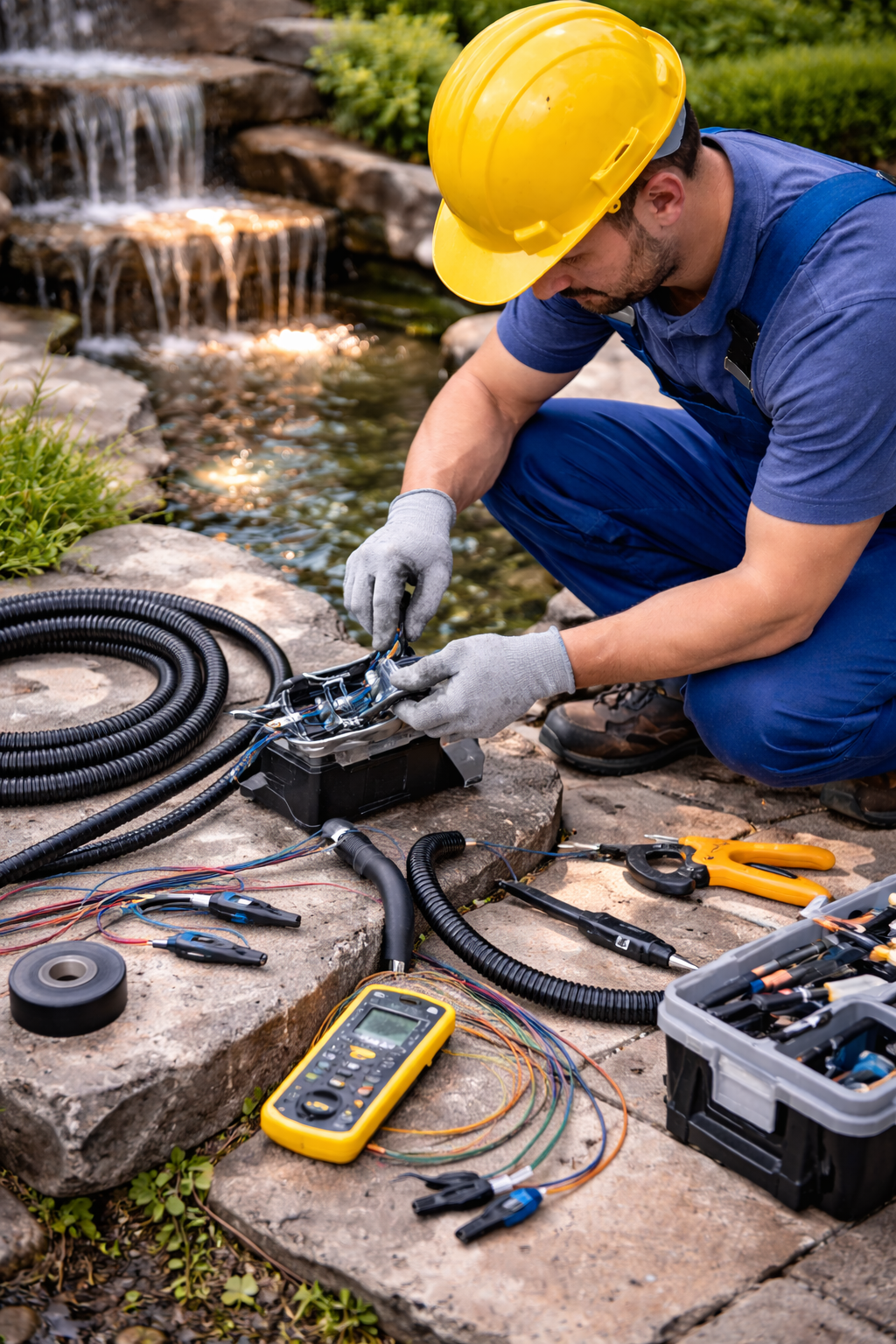 Nếu bạn không có kinh nghiệm đi dây điện thì hãy gọi thợ