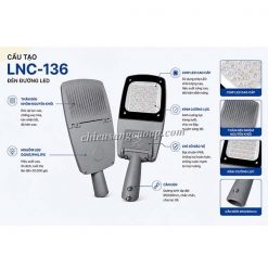 Cấu tạo đèn đường LED LNC-136