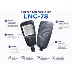 Cấu tạo đèn đường LED LNC-78
