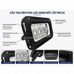 Cấu tạo đèn pha LED PNC16