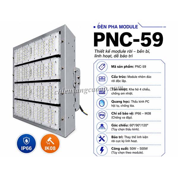 thong-so-den-pha-led-pnc-59 Thông số kỹ thuật đèn pha LED PNC-59