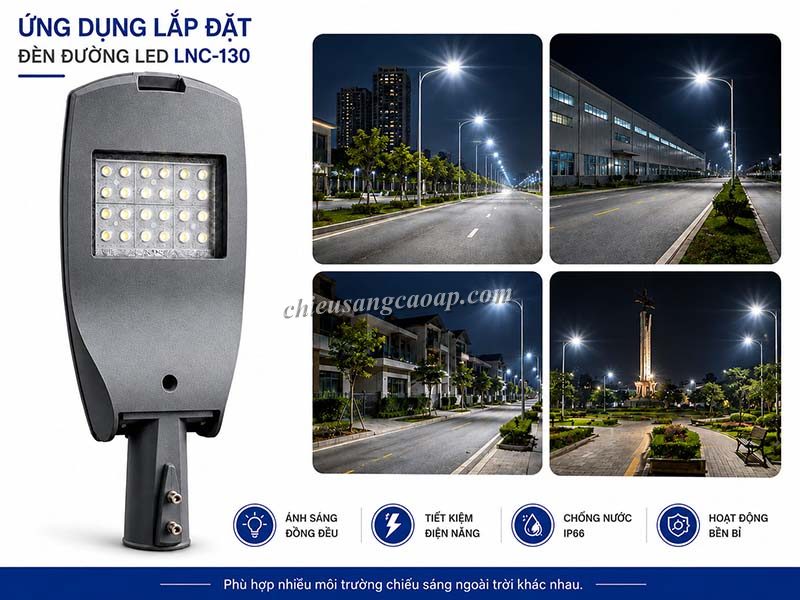 Ứng dụng đèn đường LED LNC-130