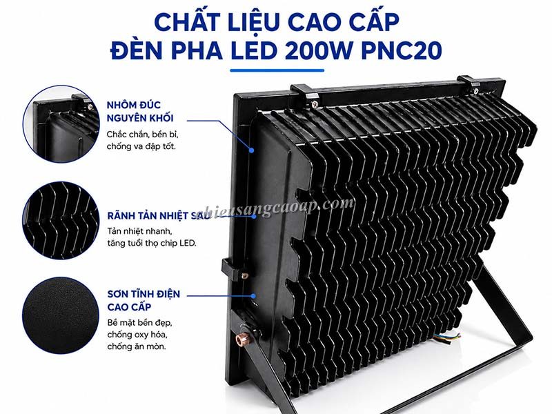 Ưu điểm của đèn pha led PNC-20
