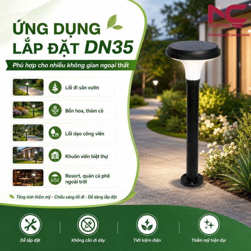 Ứng dụng của đèn nấm DN35