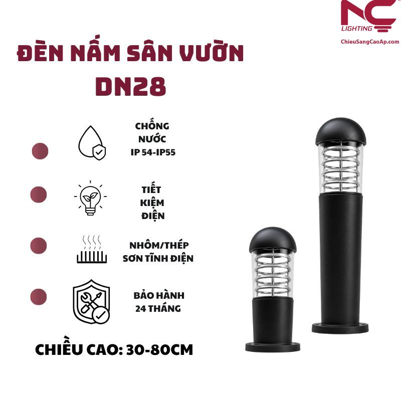 Đèn nấm sân vườn DN28