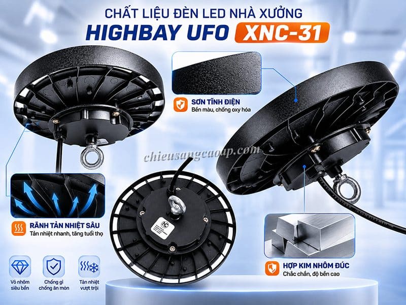 Chấu liệu cao cấp của đèn XNC-31