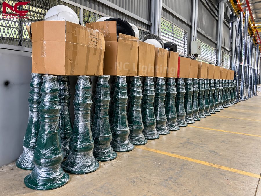 Đế cột cung cấp cho học viện Nông Nghiệp