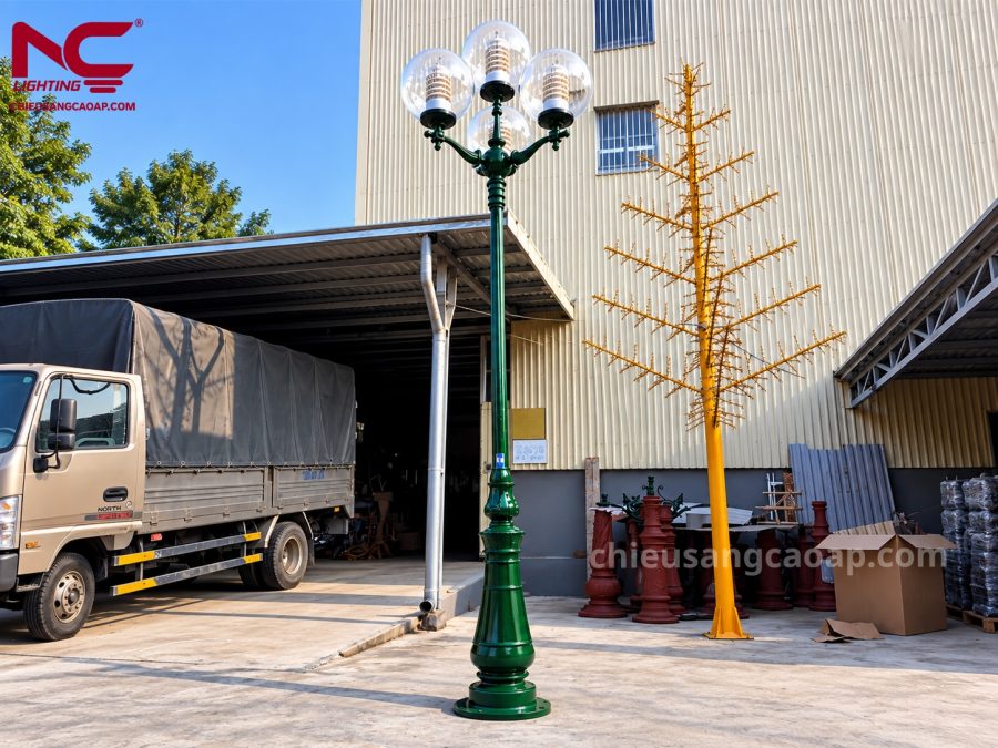 tổng thể cột đèn cung cấp cho học viện Nông Nghiệp