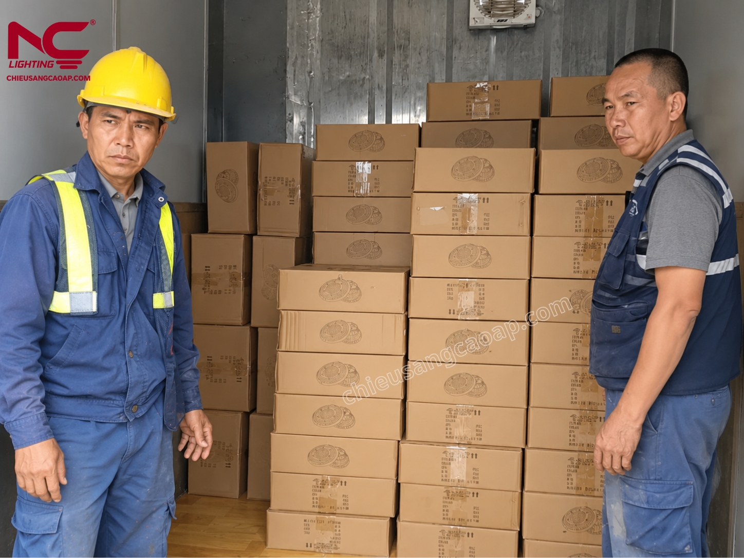 Lô XNC-20 tại khu vực giao nhận dự án Logistics CN2 Sóc Sơn